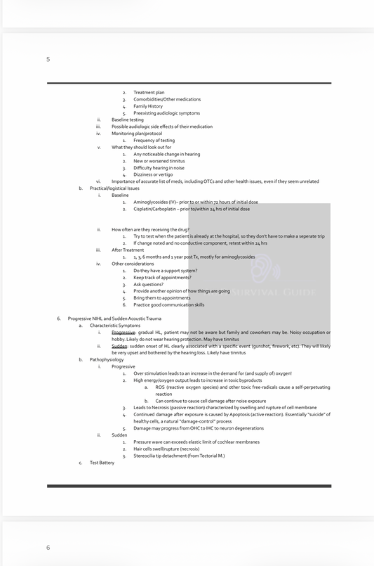 AuD Survival Guide – Audiology Praxis Prep Study Guide + 150 Q&A