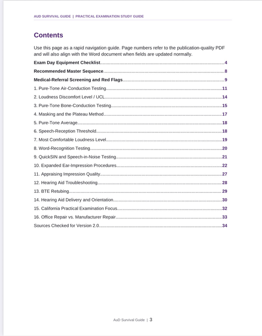 Hearing Aid Dispenser License Practical Examination Study Guide