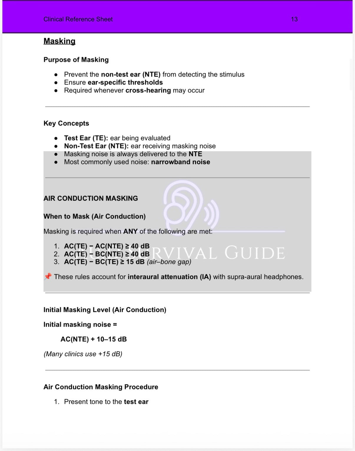 Clinical Reference Guide