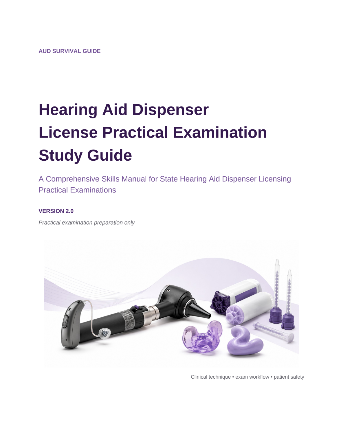 Hearing Aid Dispenser License Practical Examination Study Guide